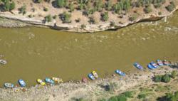 Yampa River rafting.